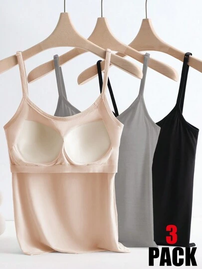 GlowEve Women's Solid Color Simple Daily Tank Top