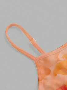 SHEIN EZwear 女士休闲性感吊带背心，森系风和沙滩风，适合户外度假 - 白色 - 查看 4