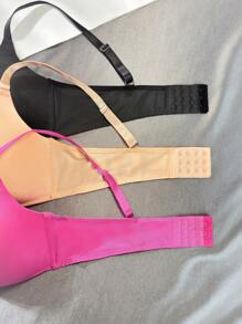 Snug Zone Women's Multi-Colored Strapless Molded Bra (3 Pieces/Set) - Multicolor - View 7