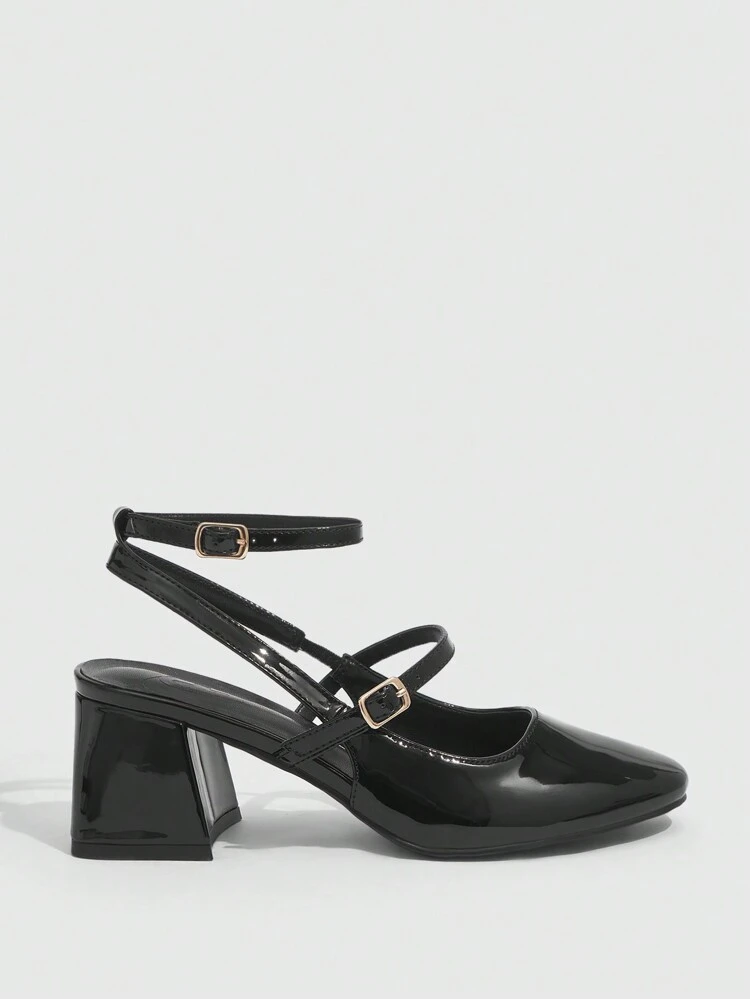 CUCCOO DOLLMOD 여성 신발 유행 메리 제인 굽 두꺼운 신발 봄과 여름 휴가 신발 여름 판매 크리스마스 가을 새해 연휴