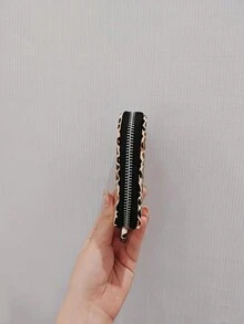 ROMWE Grunge Punk Y2K風格熱門女孩短款卡其豹紋錢包，多功能卡片套 - 彩色 - 查看 3