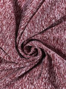 SHEIN LUNE Plus Contrast Trim Tee For Summer