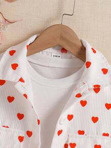 Young Girls' Elegant, Lovely, Sweet, Princess, Pretty, Versatile, Fashionable, Coat/Jacket Suitable For Autumn, Spring, Summer, And Winter For Daily Wear, Gatherings, Festivals, Parties, Travel, And School. Fashionable, Personalized, Beautiful, And Stylish With A Caring Heart Design.