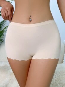 SHEIN Conjunto de 4 piezas de braguitas sencillas y lisas para mujeres (corte hipster) sin costuras - Multicolor - Ver 8