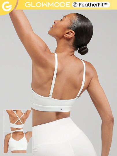 حمالة صدر رياضية بحزام قابل للتحويل من FeatherFit™