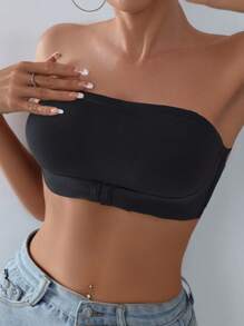 3pcs/Set Summer Strapless Anti-Sagging Anti-Slip Anti-Fall Tube Top Bra - Multicolor - View 5