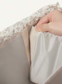 Cozy Pixies 1pc Portable Multifunctional Mummy Bag, Can Be Used As Baby Room Organizer, Diaper & Tissue Holder, Floral Storage Basket Love Valentine