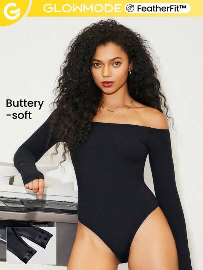 GLOWMODE Featherfit™ Glowgetter露肩連體衣
