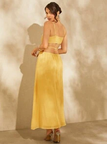 SHEIN Unity Side Cut Out Maxi Summer Dress