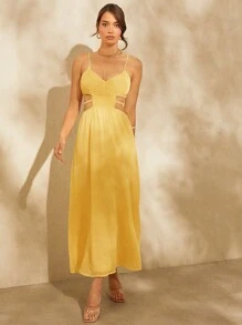 SHEIN Unity Side Cut Out Maxi Summer Dress