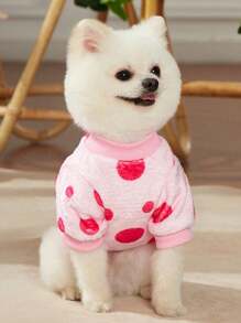 PETSIN 1 件宠物绒波点可爱怪兽毛绒玩具