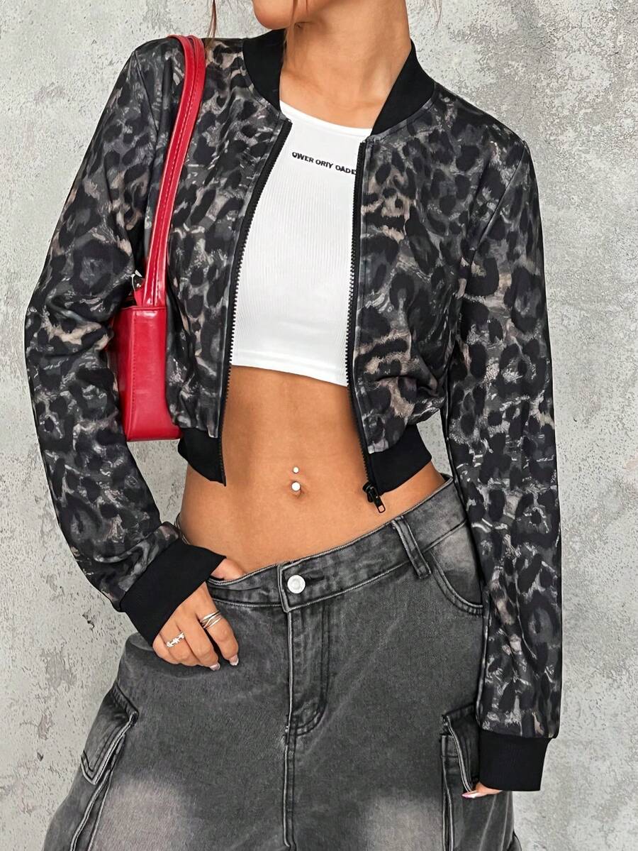 Muchica 深色彈力女式針織外套 - 彩色 - 查看 1