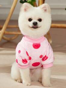 PETSIN 1 件宠物绒波点可爱怪兽毛绒玩具