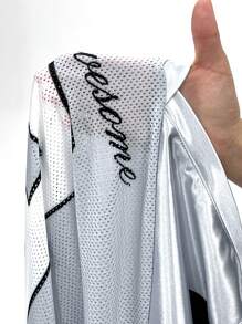 Coolane Women's Fall Game Day Long Sleeve Patchwork Printed Football Jersey T-Shirt,Couple Same Style