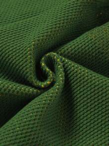 SHEIN Unity 花朵提花織帶領背心褲針織套裝-適用於渡假和休閒 - 彩色 - 查看 3