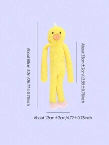 PETSIN Juguete de peluche con forma de pollo con sonajero y chicharra, resistente a mordeduras, para amantes de los perros y madres de perros - Multicolor - Ver 2