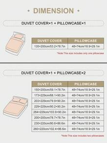 2/3件套缎面被套套装，床上用品套装，免熨烫被套套装，柔软亲肤，轻盈丝滑，提升睡眠质量，纯色系列，完美适配单人床、双人床、大号床、特大号床，四季皆宜（包含被套和半个枕套），秋季装饰，房间装饰 - 黑色 - 查看 3