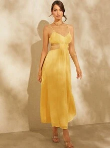 SHEIN Unity Side Cut Out Maxi Summer Dress