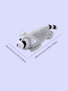 PETSIN Raccoon Shaped Plush Dog Lover And Dog Mom Love Toy With Feeding Function, Sound And Bite Resistant For Company And Soothing