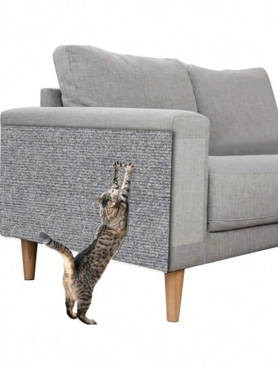 PETSIN 1 pieza de almohadilla rascadora para gatos para sofá, tabla de rascar, alfombra recortable, estante para árbol de gato, marco escalador resistente al desgaste para gatos, protector de sofá