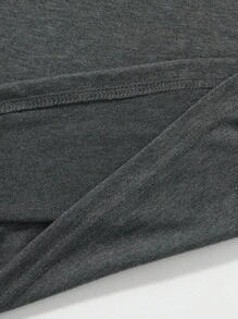 SHEIN LUNE No Crying In Baseball Funny Baseball T-Shirt, Gift For Sports Enthusiast, THERE'S No Crying In BASEBALL - Dark Grey - View 6