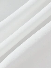 Tween Girl Longline Shirt With Open Button-Up And Cinched Waist - White - View 6