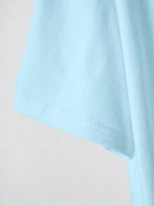 INAWLY Áo thun tay ngắn cổ tròn cỡ lớn có in chữ và chân dung, mùa hè - trắng - Xem 4