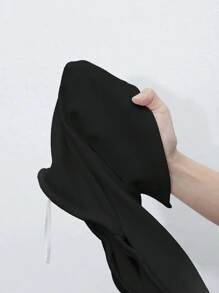 Maija Solid Asymmetrical Hem Bandeau Tube Top For Summer  Romantic, Fashion, Versatile; Suitable For Summer Vacation, Comfortable, Bohemian Style, Beach Wear, Swimsuit Cover-Up, Stylish, Elegant, Casual, , Simple Daily Wear, Country Style, Essential, Solid Color, Holiday Casual, Decent, Single Lady, Ideal For Vacation Elegant Fashion Business Casual Woman Going Out Tops Graduation Outfit European Summer Hawaii Outfits Women Summer Dresses For Women Streetwear Women Stockholm Style Teacher Outfits For Women - Black - View 9