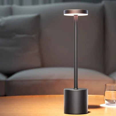 Teckwe LED 台灯、复古 LED 台灯、可充电触摸感应灯、USB 可充电无线小夜灯、餐厅酒店卧室装饰圣诞礼物、秋冬季假期露营必备品度假配件、露营用品