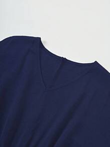 SHEIN SXY 女款純色簡約日常露肩連體褲