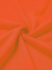 SHEIN Plus Size 2024 New Fashion Women's Leopard Print T-Shirt Graphic Cheetah Print Tees Women Tops, For Summer - Orange - View 4