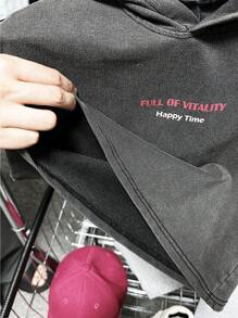 男孩夏季美國國旗印花無袖連帽T恤，塗鴉短褲，2入組，百搭 - 彩色 - 查看 5