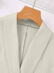 Franclia Apricot Long Sleeve Lapel Lady Suit Set