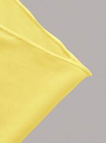 Swim Chiccia Solid Ruched Cover Up Skirt Summer - Yellow - View 4