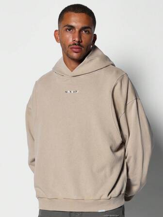 SUMWON Premium Slouchy Hoodie Streetwear Autumn Winter Spring Pullover Sweatshirt Lounge Essential Athleisure Minimalist Aesthetic