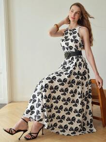 MOTF PREMIUM ALLOVER IN MỘT DÒNG ĐẦM - Đen và trắng - Xem 2