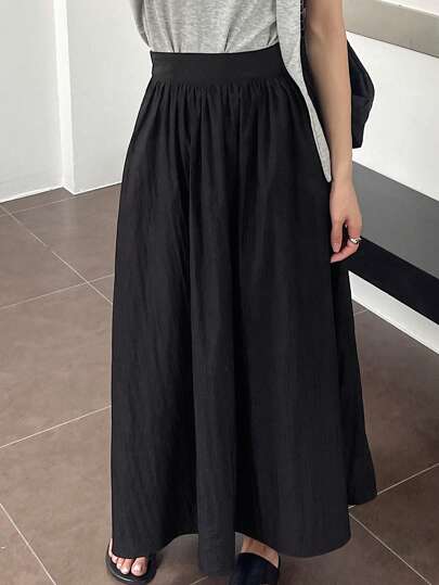 DAZY New Arrival Autumn Solid Color Umbrella Skirt For Women