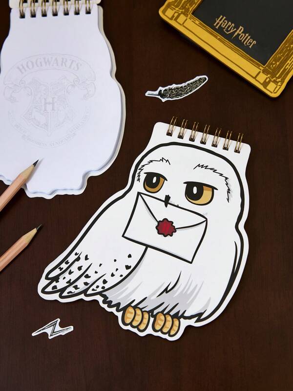 HARRY POTTER X SHEIN Cuaderno con diseño de búho, regalos