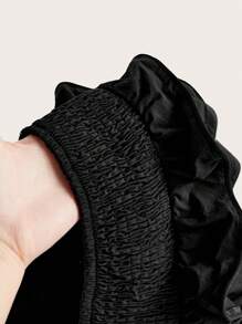 SHEINNeu Quần áo đi học,Cargo,Váy Y2k,Mùa thu,Váy bong bóng - màu đen - Xem 5