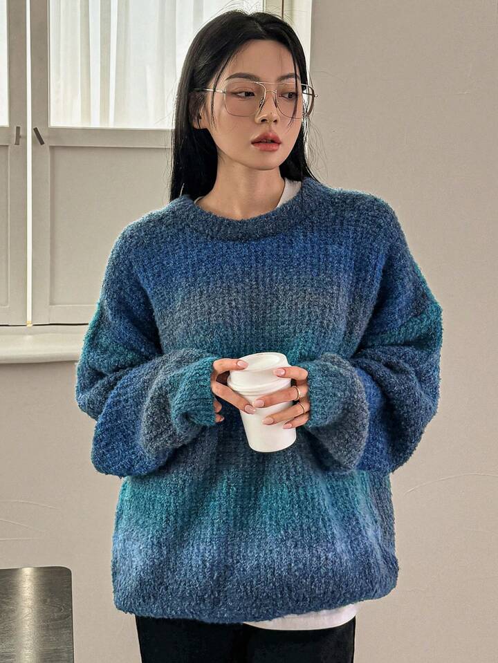SHEIN プラス 炎パターン ドロップショルダー セーター SHEIN プラス 炎パターン ドロップショルダー セーター
