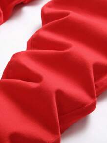 Chillumni Men Solid Pocket Button Skinny Jeans, Men Red Jeans, Red Jeans Men, Men Casual Pants - Red - View 4