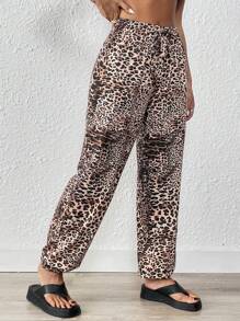 Chiquease Women's Leopard Print Pattern Leggings, Fall - Multicolor - View 6