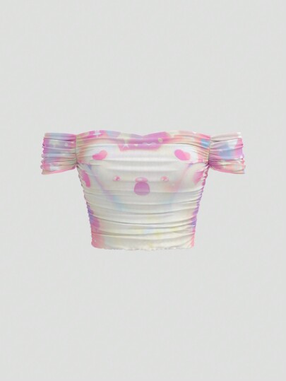 SHEINNeu Blusas para mujeres, Tops, Atuendos sexys, Otoño, Blusa con pañuelo, Camisetas de tirantes con estampado colorido, Rosa