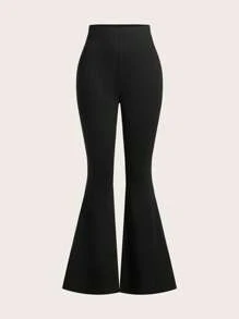 SHEIN Girlism Tween Mädchen Kaufe 1 und erhalte 2 kostenlos, 3 Stücke Set aus einfarbigen ausgestellten Hosen, lässig und vielseitig, multifunktionales Set für Tween Mädchen, Herbst, Winter, Preppy-Stil, Schulanfang