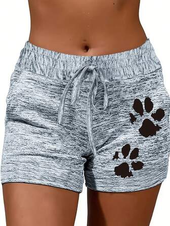 New Spring & Summer Gradient Color Sporty Street Style Women's Shorts, European And American Fashion