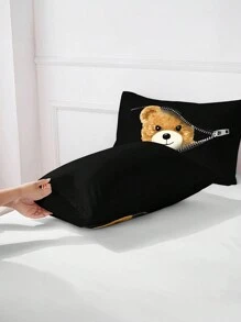 1入組100%聚酯纖維北極熊信封式枕套，不含內芯 - 彩色 - 查看 5