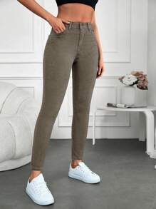 Jean Skinny Taille Haute
