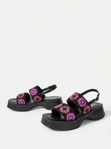 Styleloop New Women Retro Style Ankle Boots, Thick Heel Non-Slip Soles, Elevated Boots For And Spring Shoes Spring Break Easter