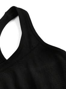 SHEIN Sport Studio 3 pezzi Top sportivi a coste, maglie aderenti, canotte da allenamento