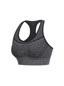 SHEIN Sport Studio 3 pezzi Top sportivi a coste, maglie aderenti, canotte da allenamento